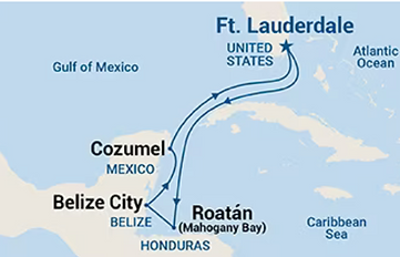 Fall 2024 Western Caribbean Sailing on the Sun Princess — event flyer