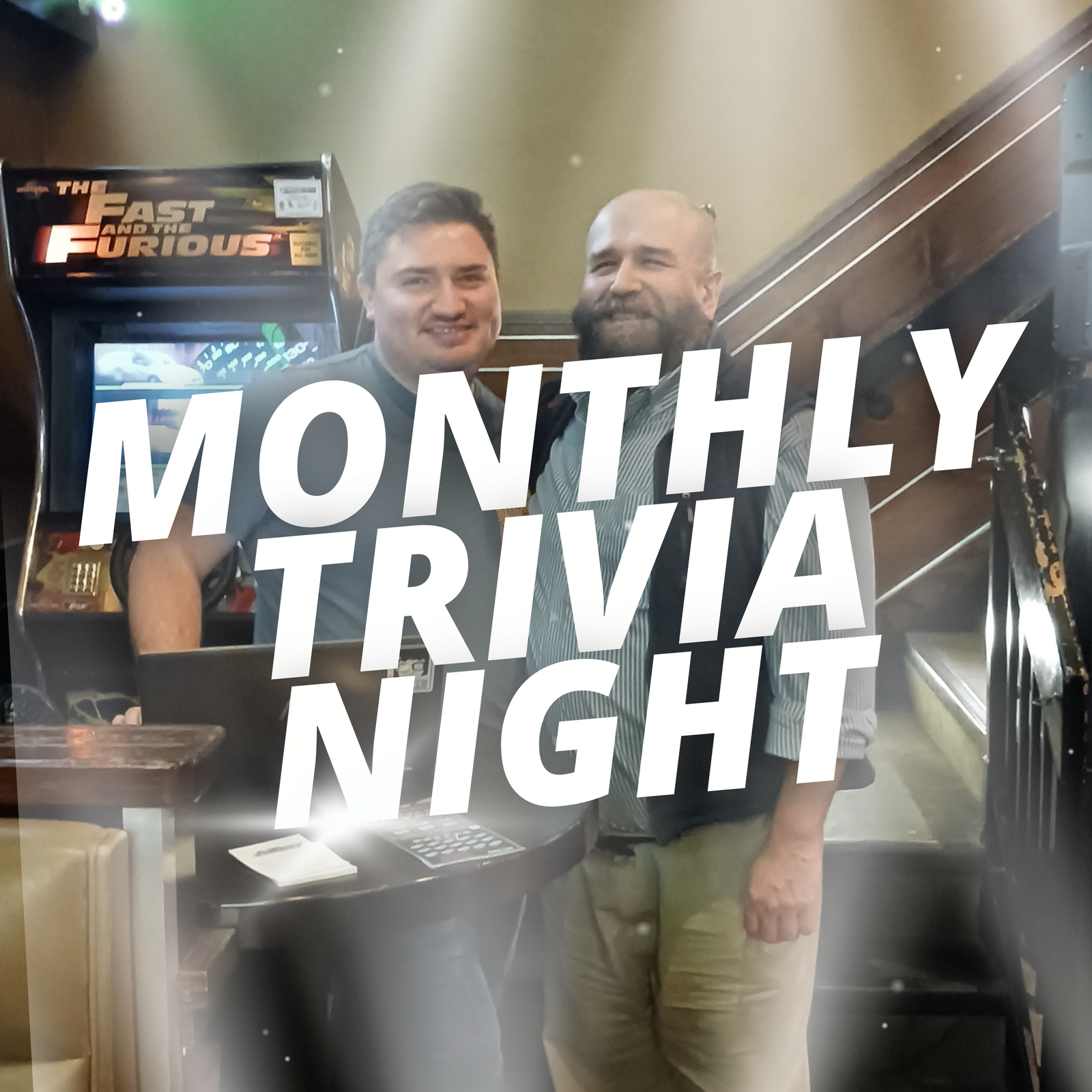 Monthly Trivia — event flyer