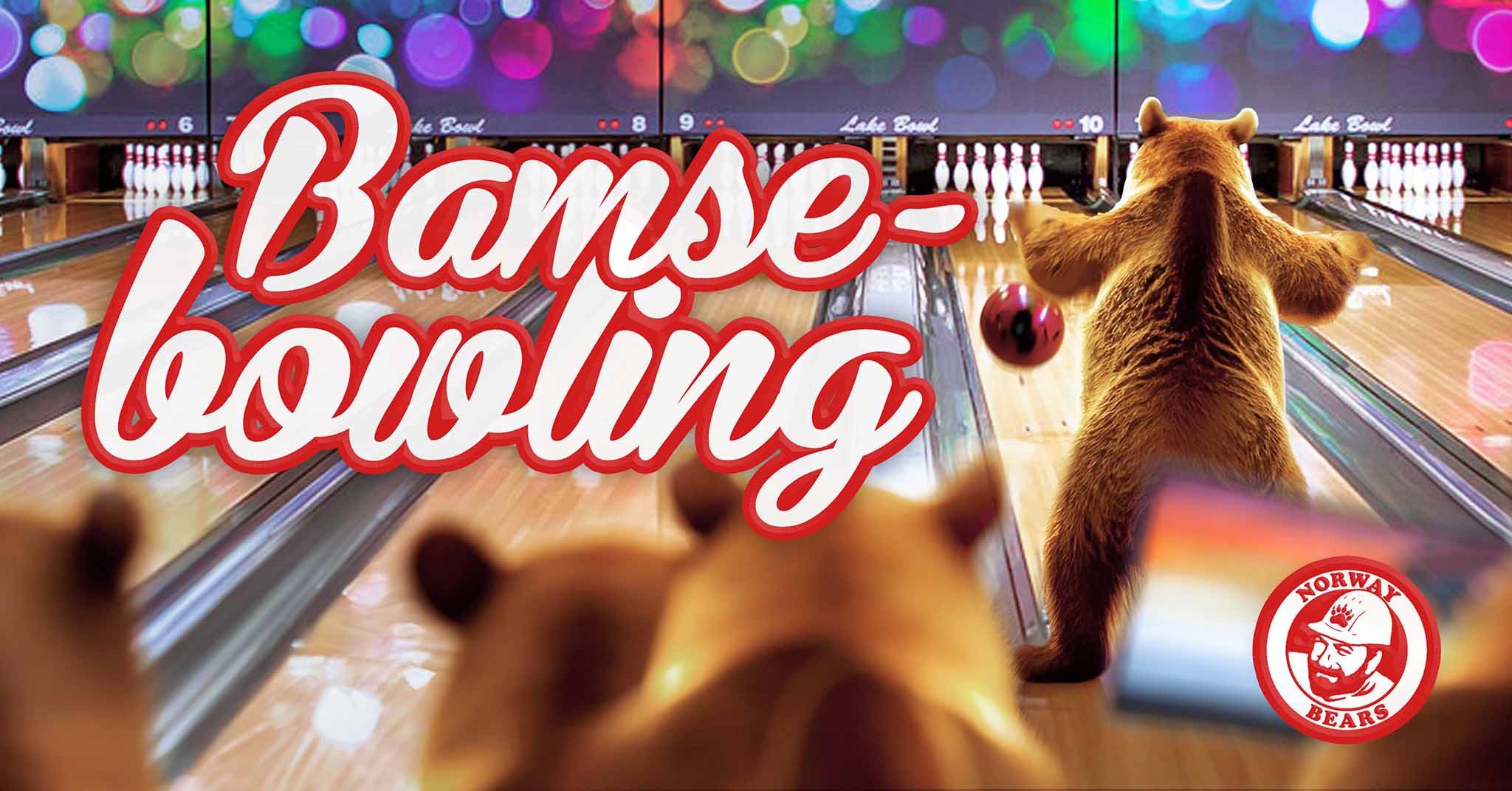Bears go Bowling — event flyer
