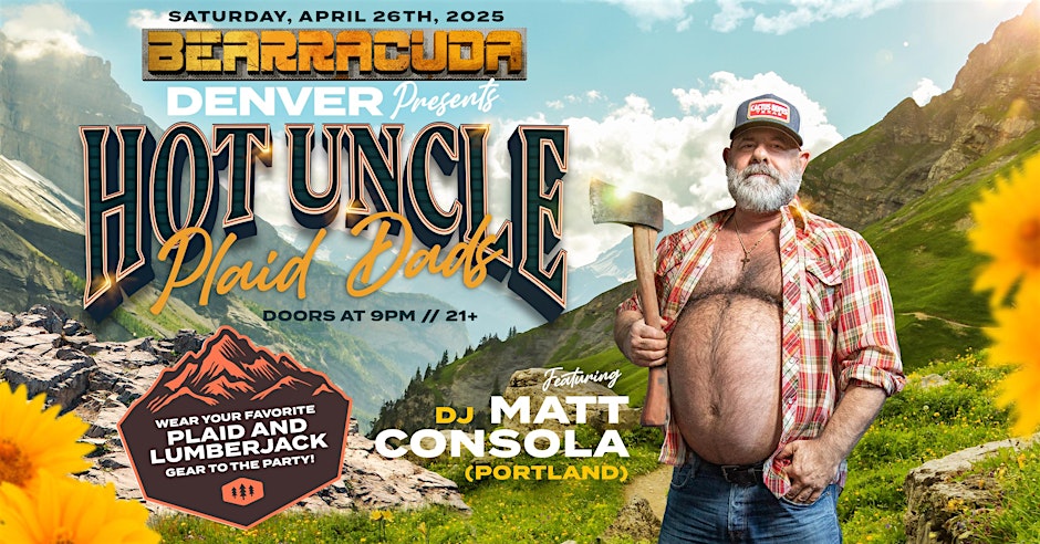 Bearracuda Denver - Hot Uncle — event flyer