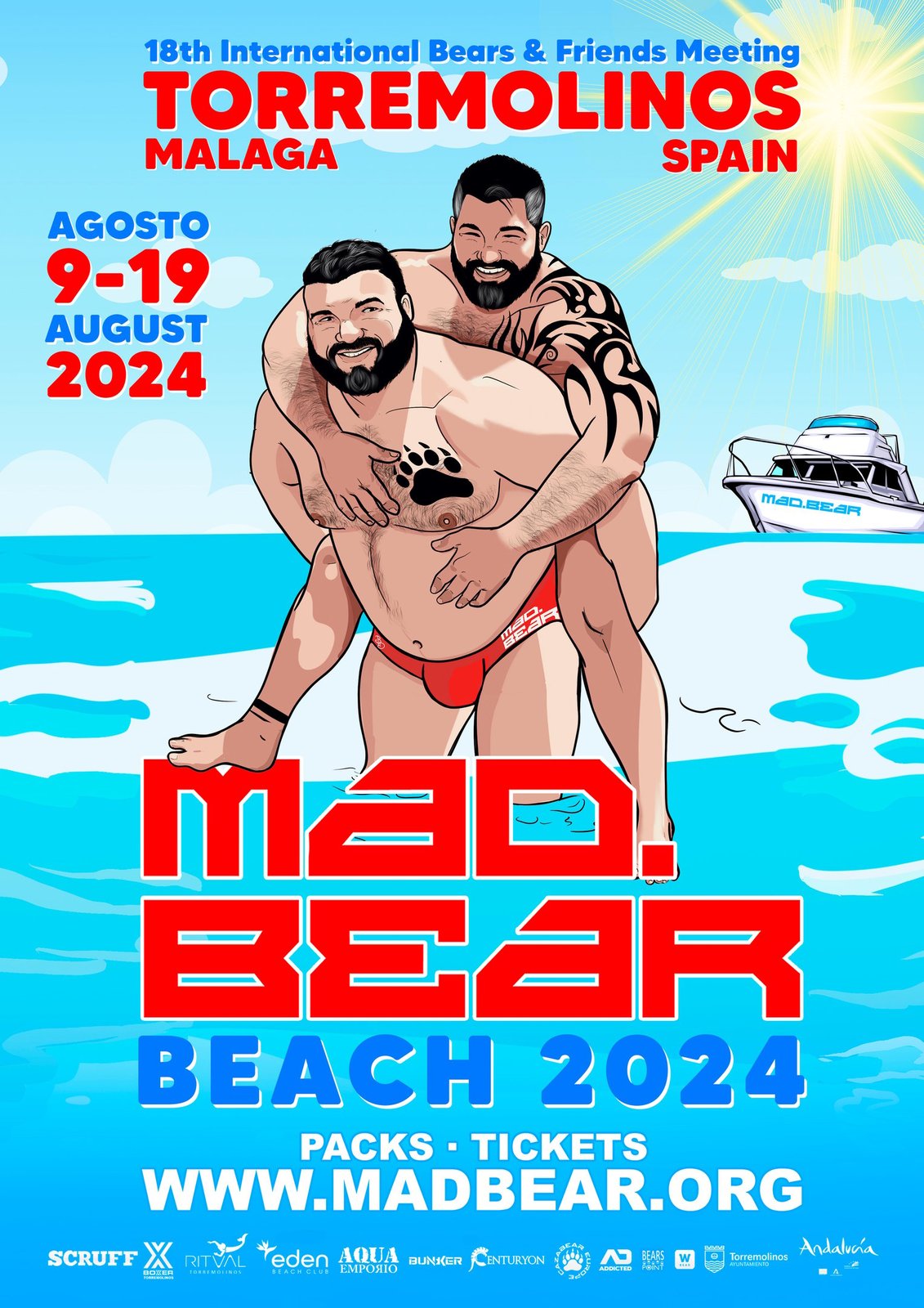 MAD.BEAR Beach 2024 — event flyer