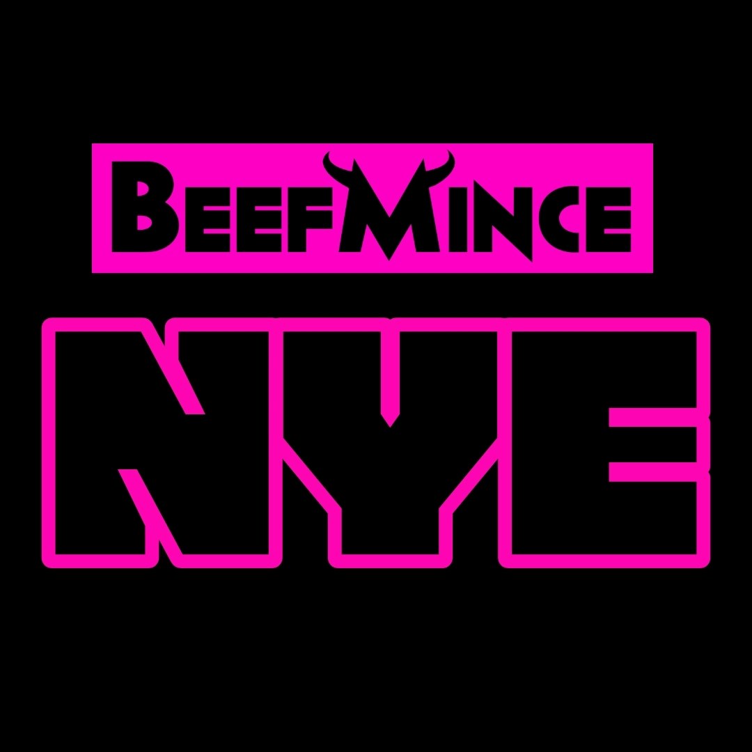 BEEFMINCE New Year's Eve — event flyer