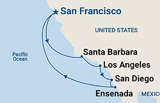 Fall 2025 Classic California Coastal on the Ruby Princess — event flyer
