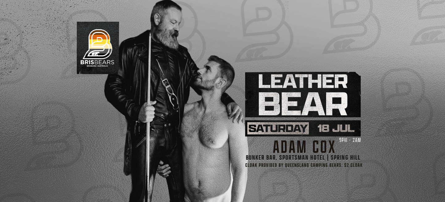 Leather Bear โ event flyer