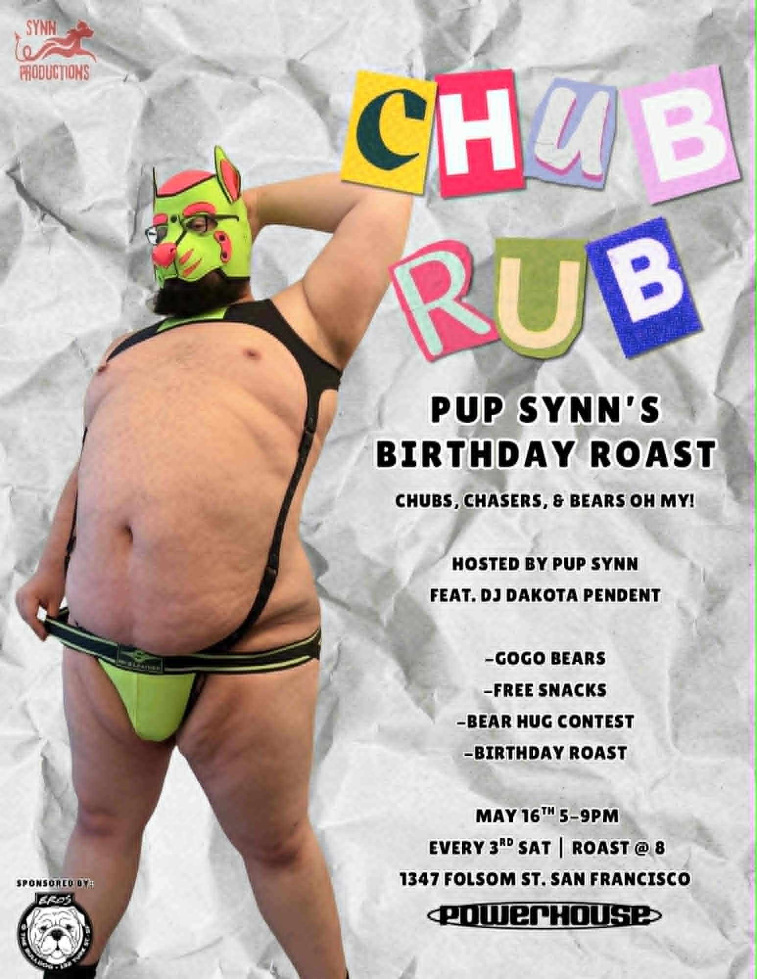 Chub Rub — event flyer