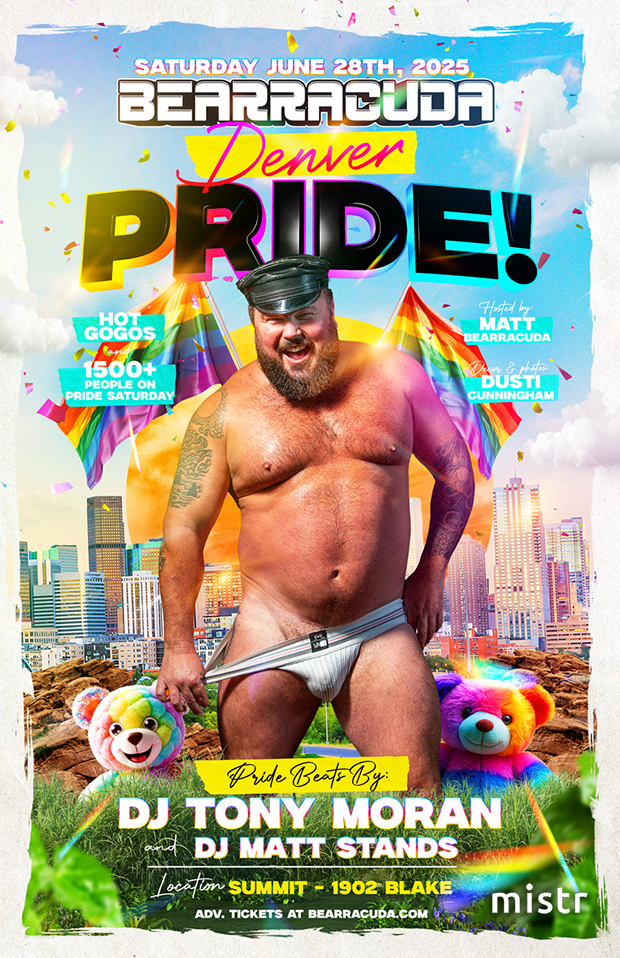 Bearracuda Denver - Pride โ event flyer