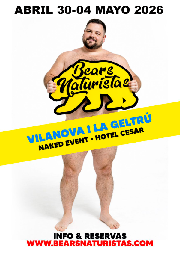 Bears Naturistas Quedada Reyes 2026 — event flyer