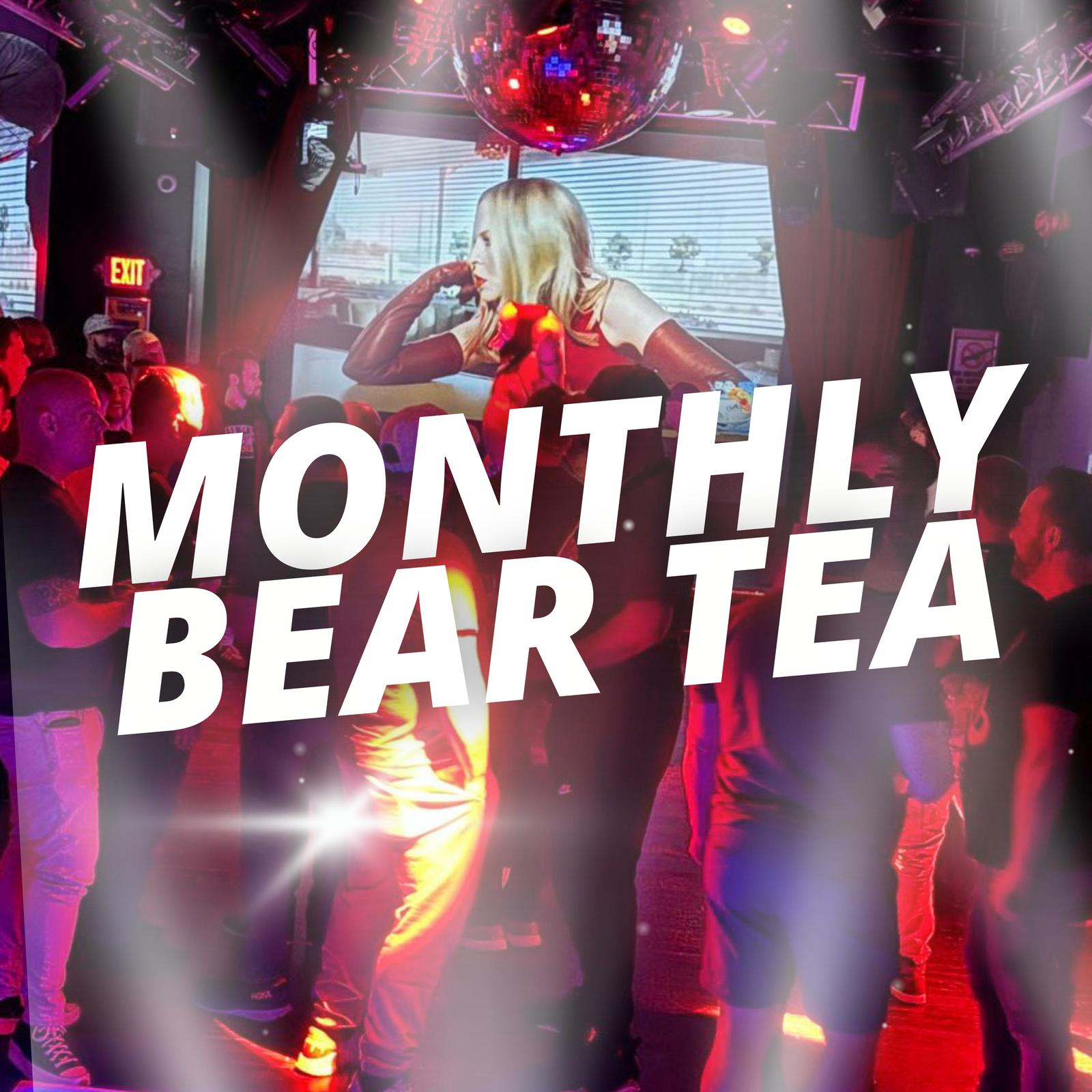 Bear Tea /Club Cafe — event flyer
