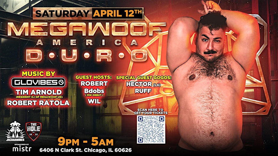 MEGAWOOF AMERICA - D.U.R.O. Chicago — event flyer