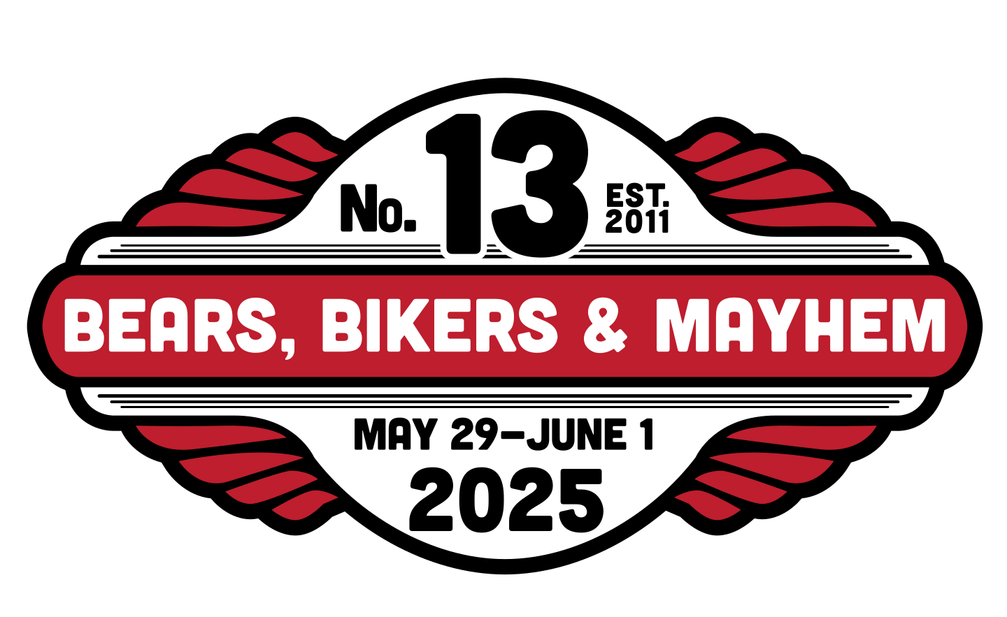 Bears Bikers & Mayhem — event flyer