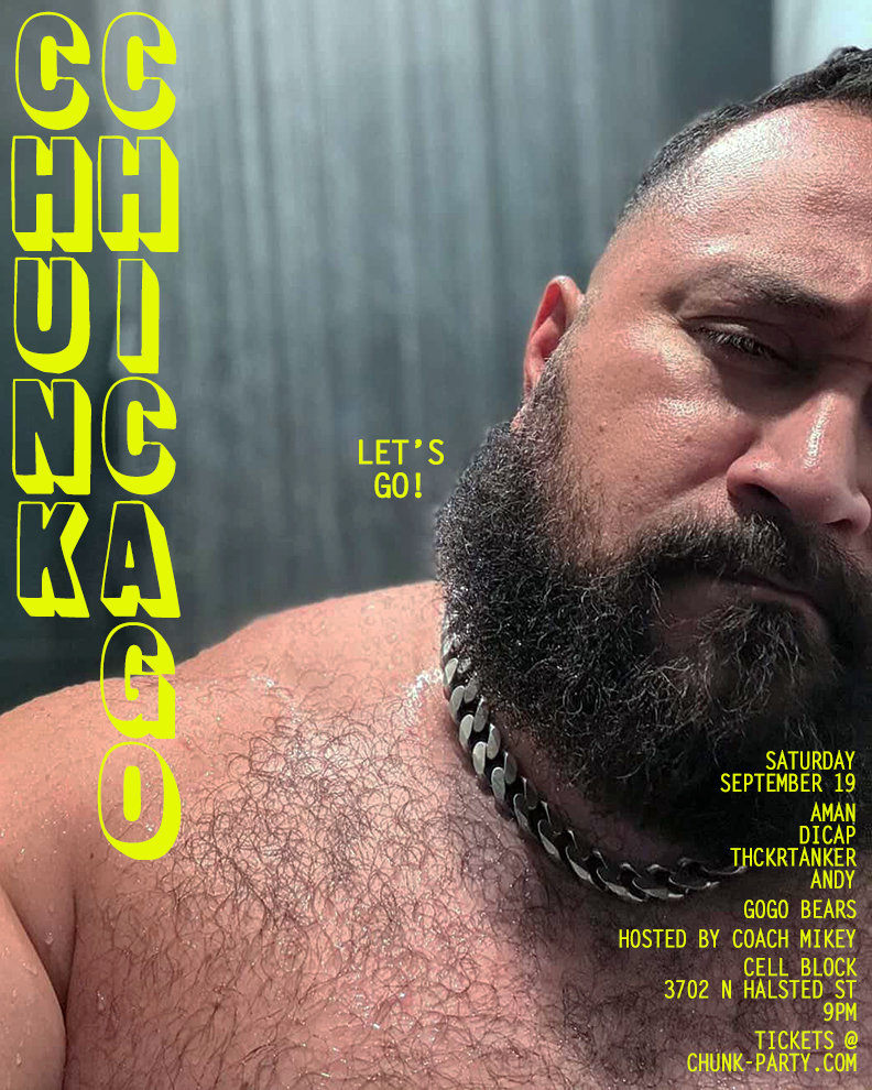 CHUNK Chicago — event flyer