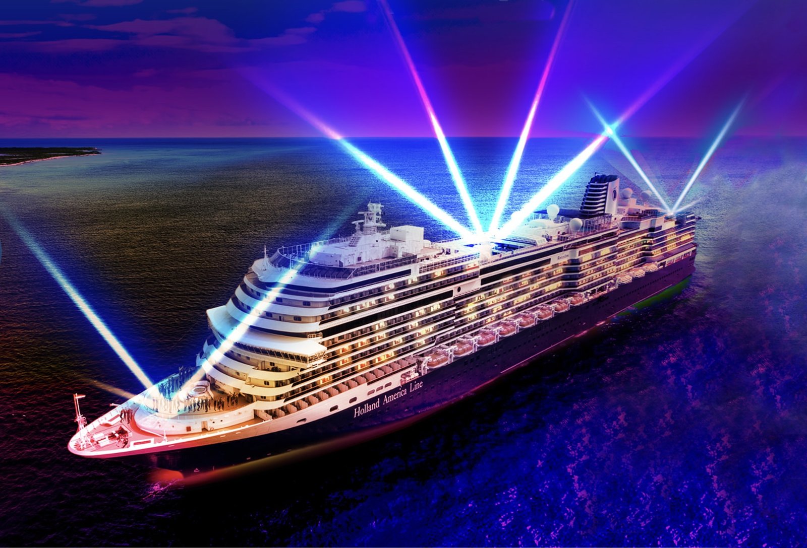 2026 VACAYA Caribbean BearCruise Group on the Holland America Nieuw Statendam — event flyer