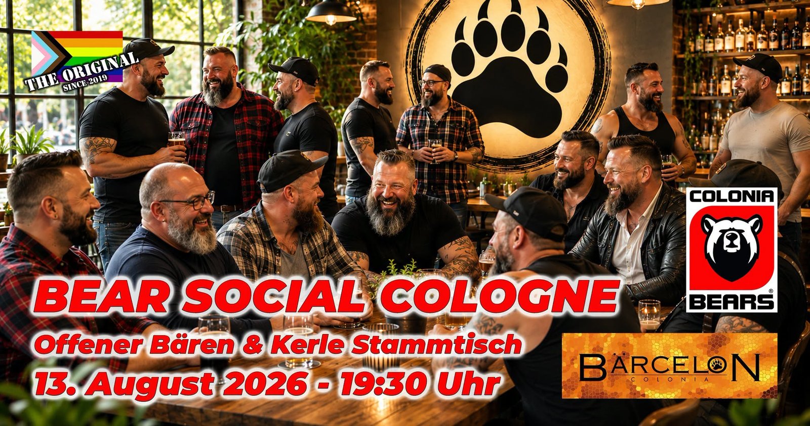 84. BEAR SOCIAL COLOGNE — event flyer