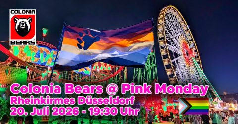 COLONIA BEARS @ PINK MONDAY — event flyer