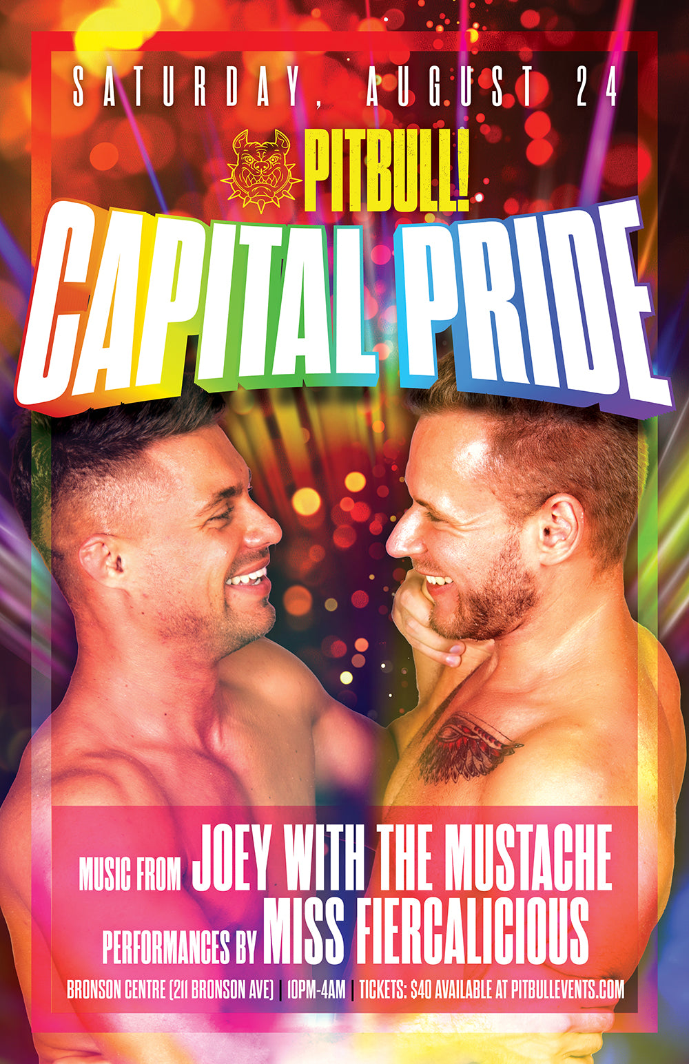 Pitbull Ottawa Pride — event flyer