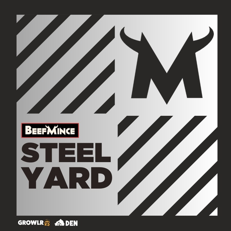 BEEFMINCE x Steel Yard — event flyer