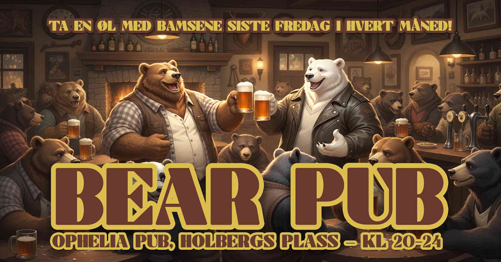 Bear Pub — event flyer