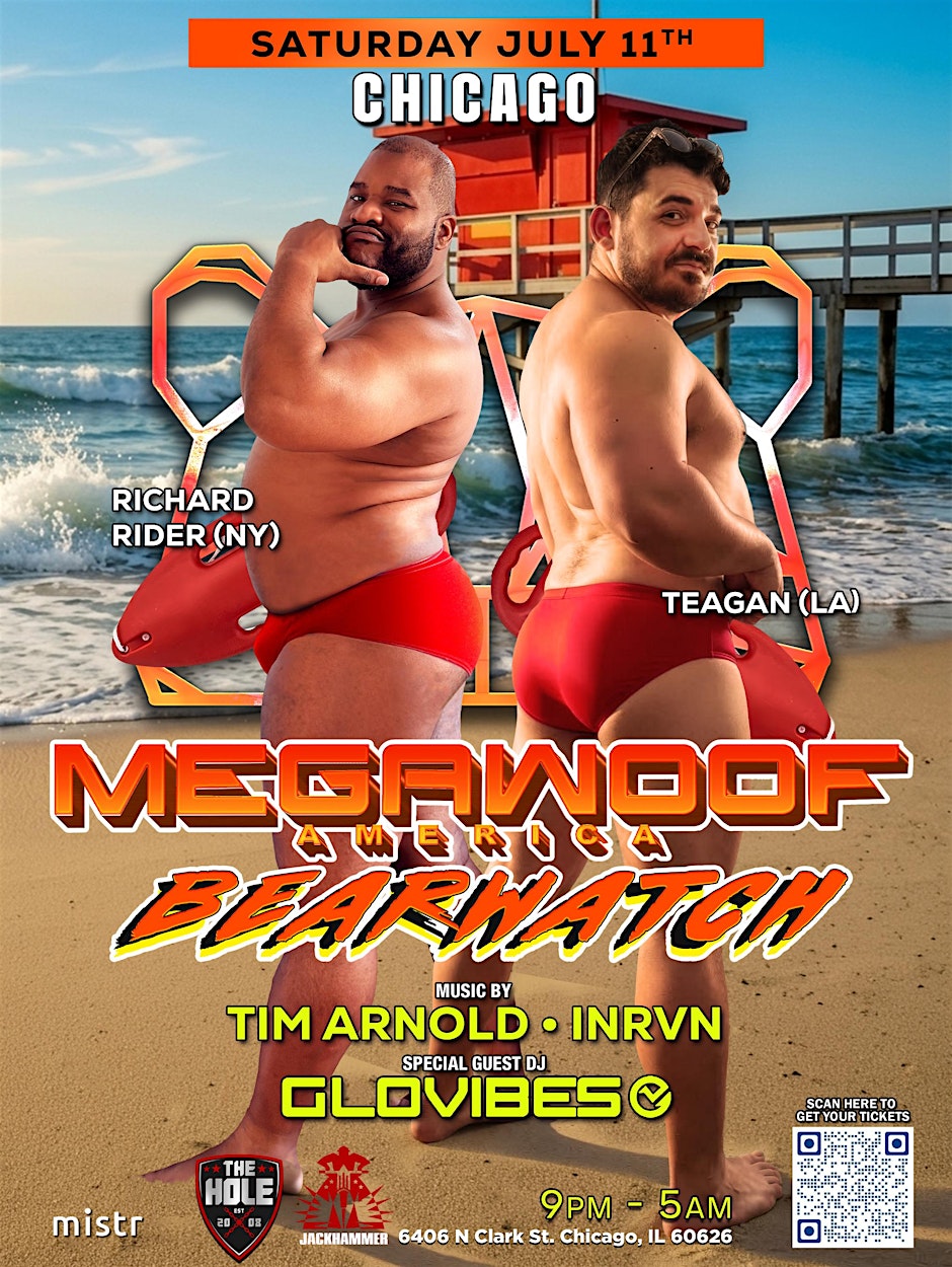 MEGAWOOF CHICAGO - JULY - BEARWATCH — event flyer